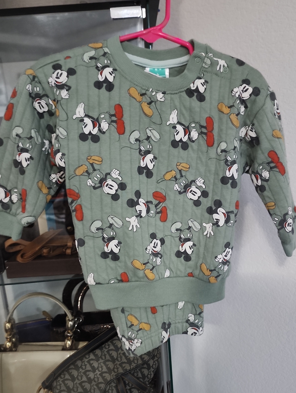Disney Mickey Mouse Sweatshirt with matching Pants - 18M
